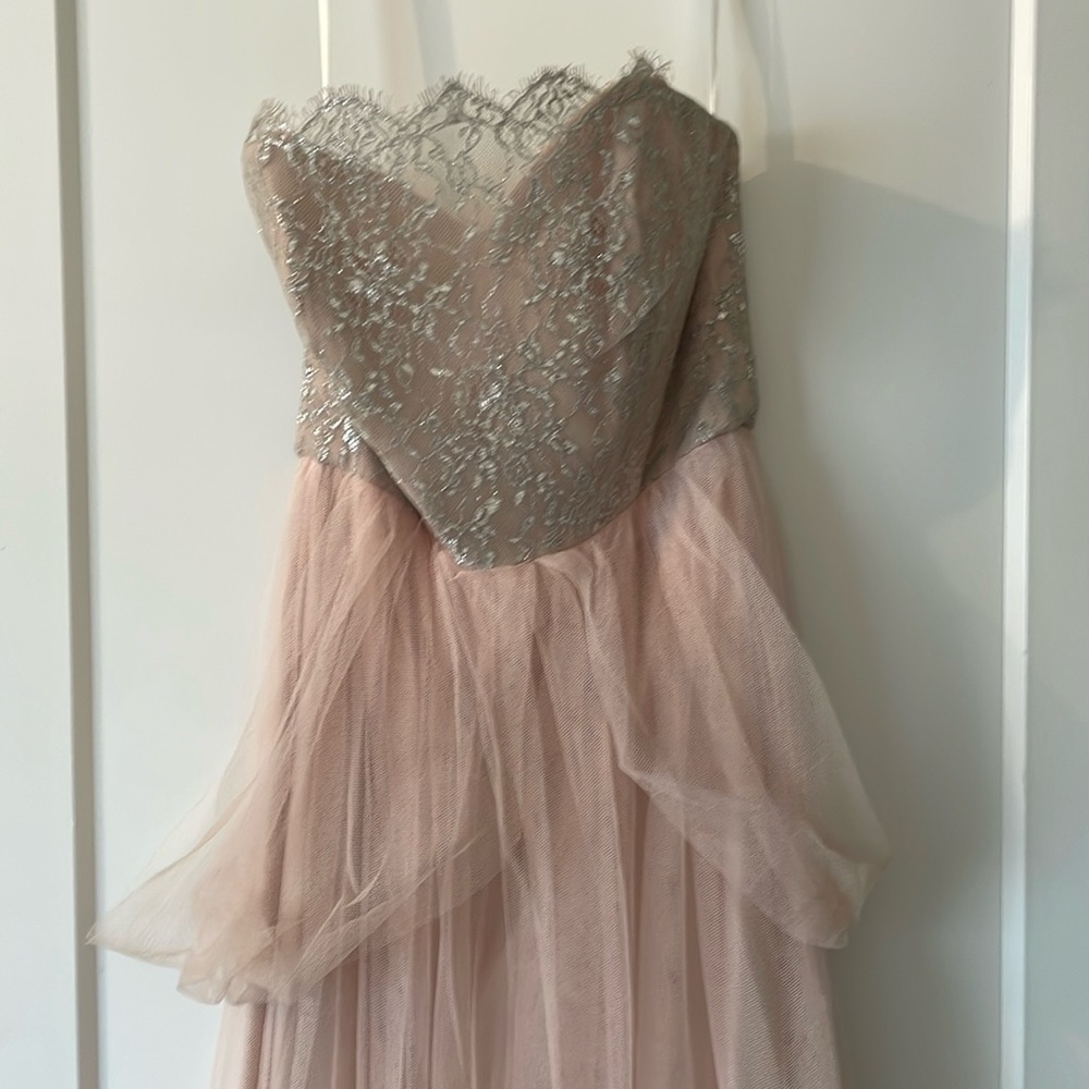 Blush pink formal dress